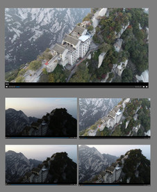 西岳华山航拍4K