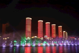 灯光音乐喷泉秀