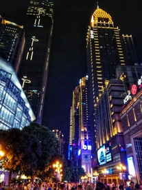 重庆解放碑夜景