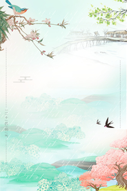 春天海报背景