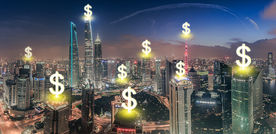 城市投资金融财富素材