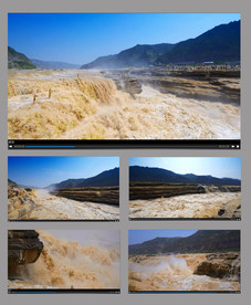 黄河泄洪视频