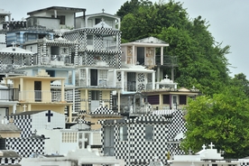 依山而建的别墅