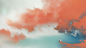 创意武侠中国风水墨背景