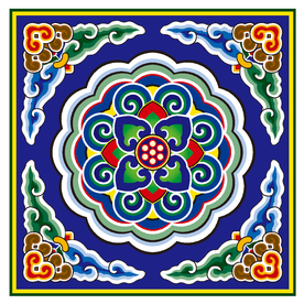 传统纹样 藻井纹 清代 复古