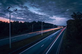 公路夜景