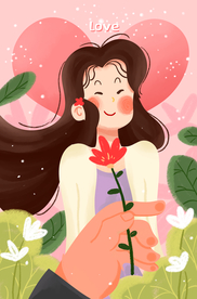 情人节插画