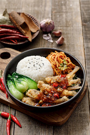 浇汁鱼饭