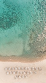 阳光沙滩 海边风景 海滩凉亭