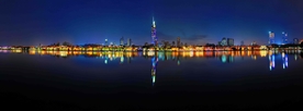 南京玄武湖夜色