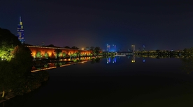 南京夜色玄武湖