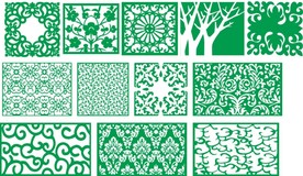 花格 窗花 镂空花纹 屏风 镂