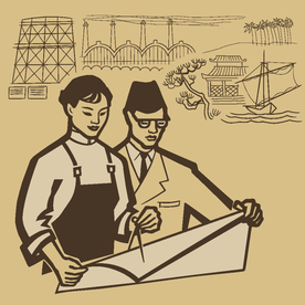 设计师图纸 一起研究 生产科技