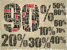 数字设计打折促销海报素材