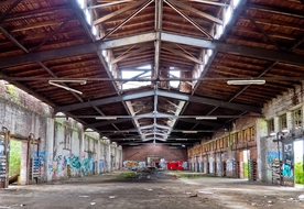 现代化的仓储仓库