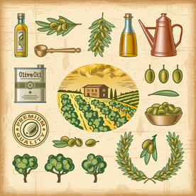 时尚卡通农业素材背景设计