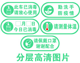 消毒标识