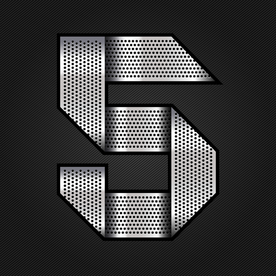 黄金字体金属艺术字设计银色素材