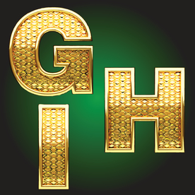 黄金字体金属艺术字设计金色素材