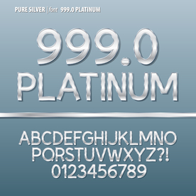 黄金字体金属艺术字设计金色素材