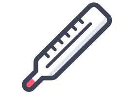 体温计矢量图标