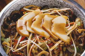 凉拌蔬菜小菜肉片