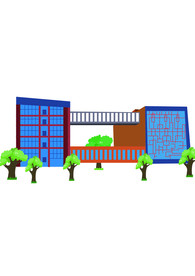 矢量图现代建筑