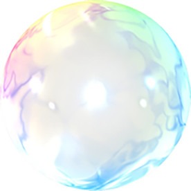 彩色透明肥皂泡气泡水泡泡泡元素