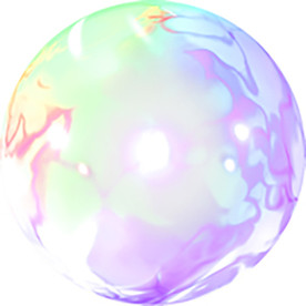 彩色透明肥皂泡气泡水泡泡泡元素