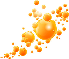 彩色透明肥皂泡气泡水泡泡泡元素