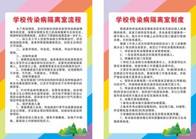学校传染病制度牌