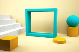 c4d电商场景渲染图