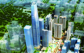 城市建筑俯拍