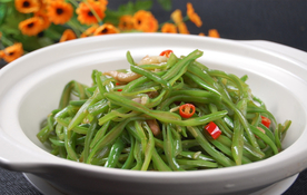 砂锅四季豆