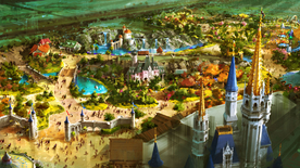 彩色城市插画建筑背景