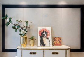 装饰画 狗 边牧