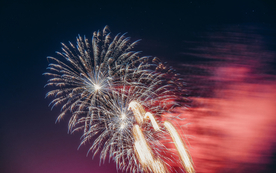 烟花爆竹光晕光圈背景