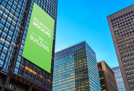 楼体广告牌样机