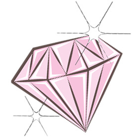手绘钻石宝石水晶珠宝免扣素材