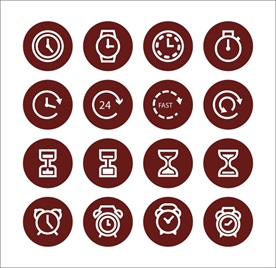 倒计时闹钟时间图标