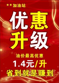 加油站宣传单-正面