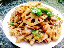 肉碎炒藕尖
