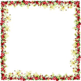 创意花朵图案边框