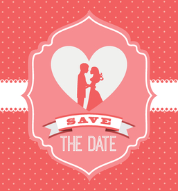 情侣卡通小人心形设计背景爱心