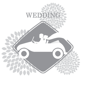 情侣卡通小人心形设计背景爱心