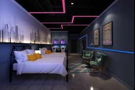 电竞酒店设计  电竞酒店装修