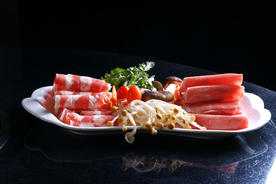 高清肥牛羊肉卷火锅原料食材