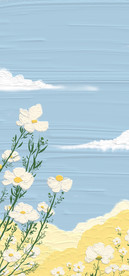 油画 手机壳 壁纸 花朵 治愈