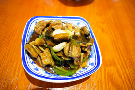 生炒鳝鱼段