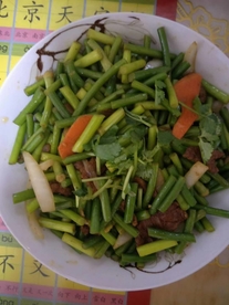 炒蒜台